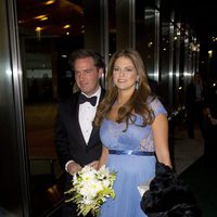 Magdalena de Suecia y Chris O'Neill en la gala de la Cámara de Comercio Sueco-Americana en Nueva York