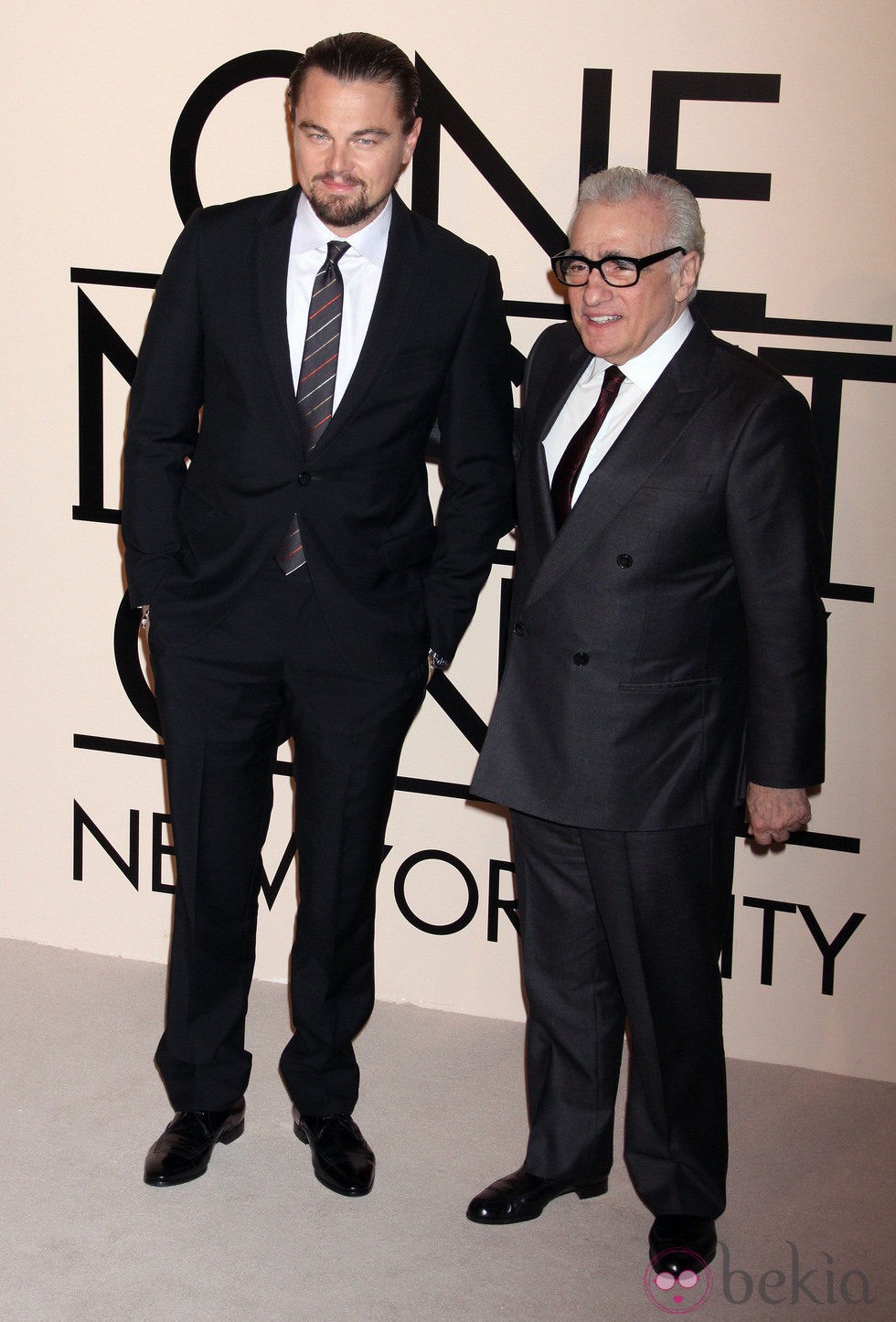 Leonardo DiCaprio y Martin Scorsese en la fiesta de Giorgio Armani 'One NIght Only' en Nueva York