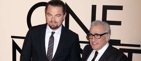 Leonardo DiCaprio y Martin Scorsese en la fiesta de Giorgio Armani 'One NIght Only' en Nueva York