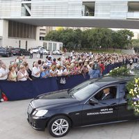 Llegada de los restos de Manolo Escobar a su funeral