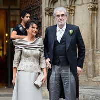 Jose Manuel Lara durante la boda de Pablo Lara y Anna Brufau en Barcelona