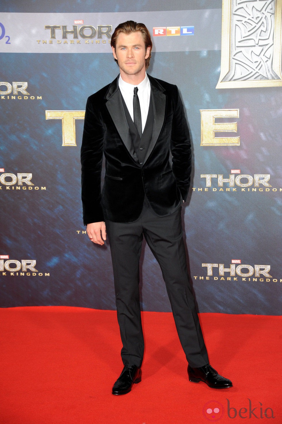 Chris Hemsworth en la premiere de 'Thor: El mundo oscuro' en Berlín