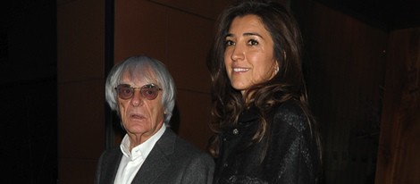 Bernie Ecclestone celebra su 83 cumpleaños con Fabiana Flosi