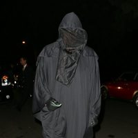 Leonardo DiCaprio disfrazado de la Muerte en una fiesta de Halloween en Beverly Hills