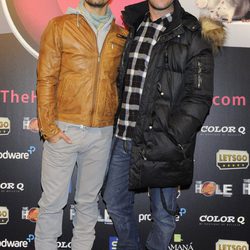 Miguel Abellán y Fonsi Nieto en el estreno de 'The Hole 2'