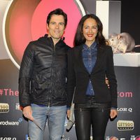 Octavi Pujades y Mónica Estarreado en el estreno de 'The Hole 2'