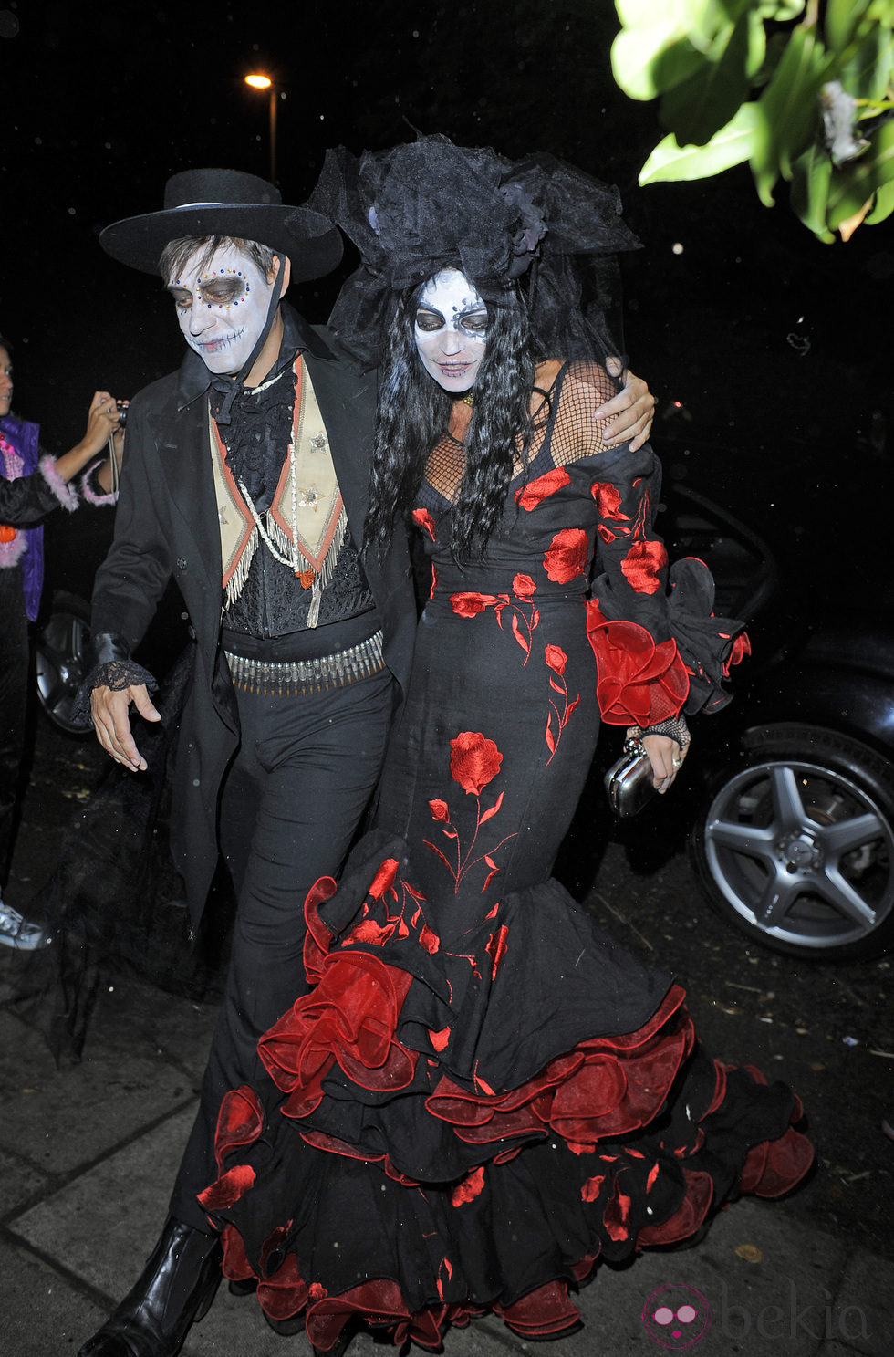 Kate Moss y Jamie Hince en Halloween 2013
