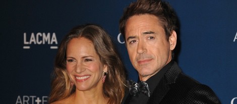 Robert Downey Jr. y Susan Downey en la gala LACMA Art + Film