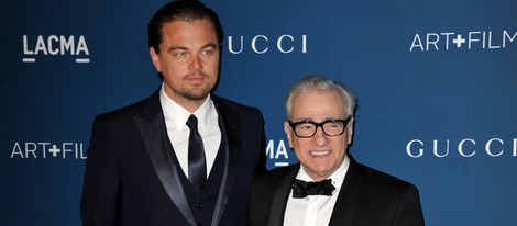 Leonardo DiCaprio y Martin Scorsese en la gala LACMA Art + Film