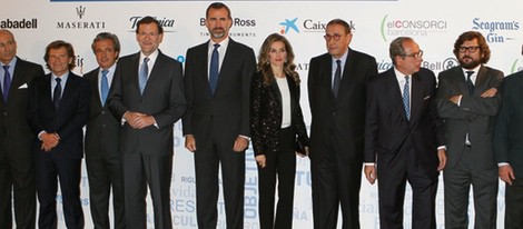 Los Príncipes de Asturias y Mariano Rajoy en el XV aniversario de La Razón