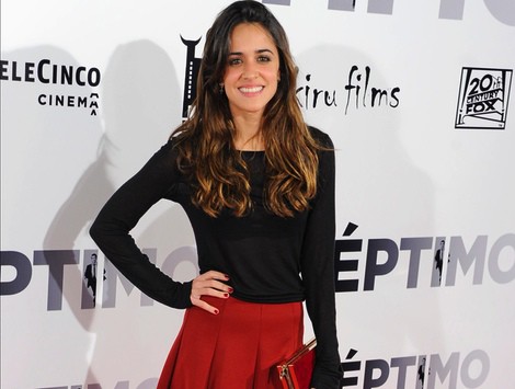 Macarena García en el estreno de 'Séptimo'