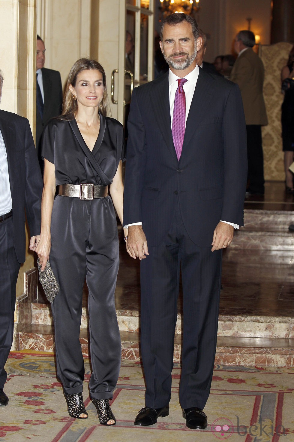 Los Príncipes Felipe y Letizia en la entrega del Premio Francisco Cerecedo