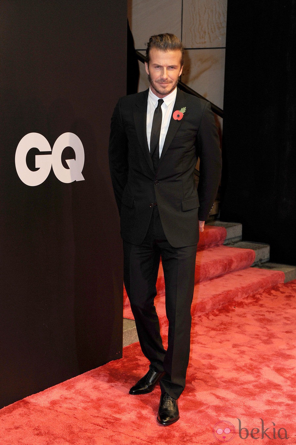 David Beckham en los premios GQ 2013 en Berlín