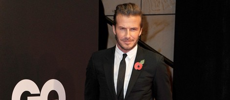 David Beckham en los premios GQ 2013 en Berlín
