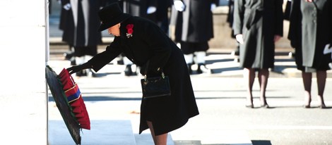 La Reina Isabel en el Día de los Caídos 2013