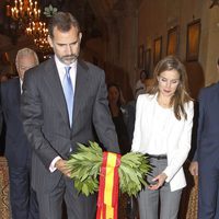 Los Príncipes de Asturias honran a Fray Junípero Serra en California