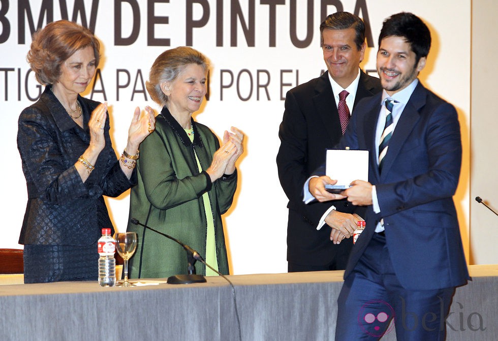 La Reina Sofía e Irene de Grecia entregan el premio BMW de Pintura