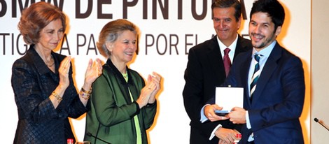 La Reina Sofía e Irene de Grecia entregan el premio BMW de Pintura