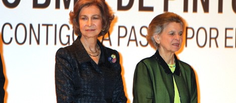 La Reina Sofía e Irene de Grecia en la ceremonia de entrega del Premio BMW de Pintura