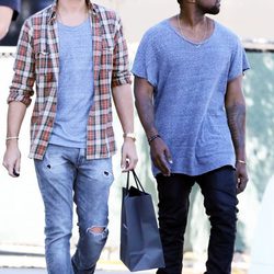 Kanye West y Scott Disick juntos de compras