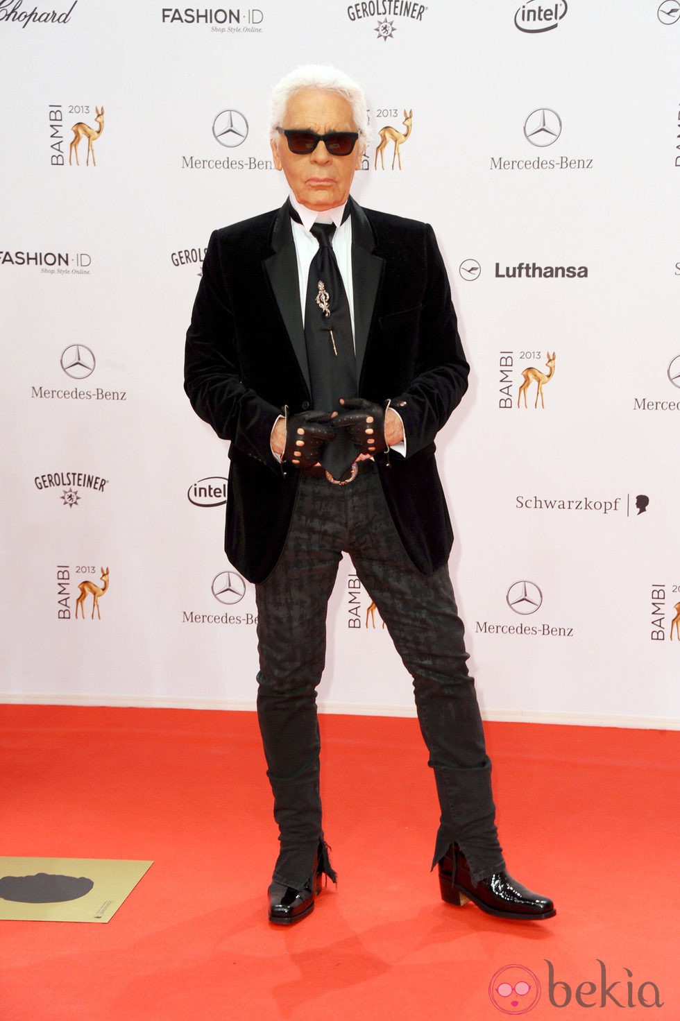 Karl Lagerfeld en los Premios Bambi 2013