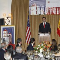 El príncipe Felipe da un discurso en la cena de inaguración del Foro España - Estados Unidos
