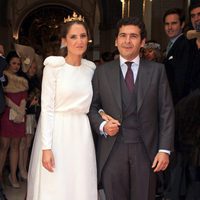 Juan Ignacio Zoido Alcázar y Arantxa Díaz Ordóñez el día de su boda