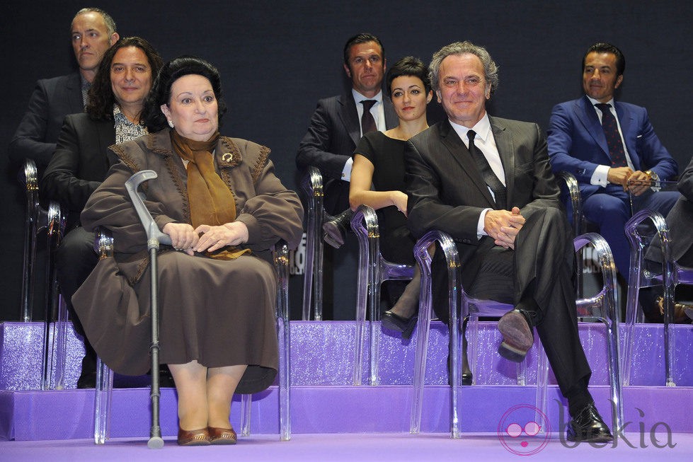 Montserrat Caballé y José Coronado en los Premios Cultura de la Comunidad de Madrid 2013