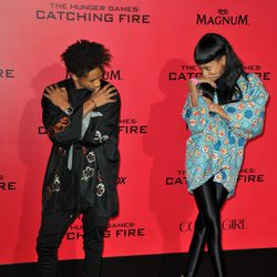 Jaden y Willow Smith en el estreno de 'Los Juegos del Hambre: En llamas' en Los Angeles