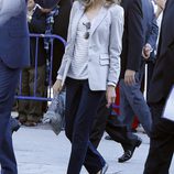 La Princesa Letizia con un look muy cómodo en su visita a Santander