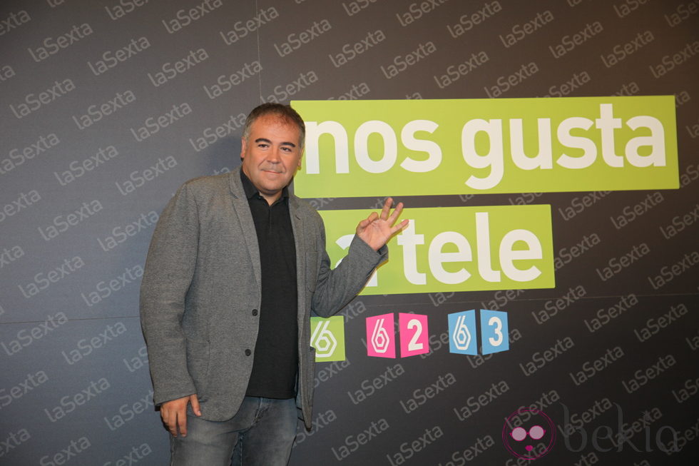 El presentador Antonio García Ferreras en la presentación de la nueva temporada de LaSexta