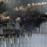 11-S: Agujero provocado por el avión que chocó contra la Torre Norte del World Trade Center