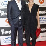 Javier Mora y Marta Torné en el estreno de la tercera temporada de 'Los Protegidos'