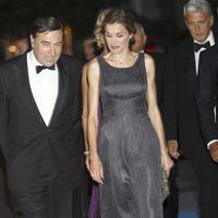 La Princesa Letizia y Pedro J. Ramírez en la cena del 25 aniversario de 'Expansión'