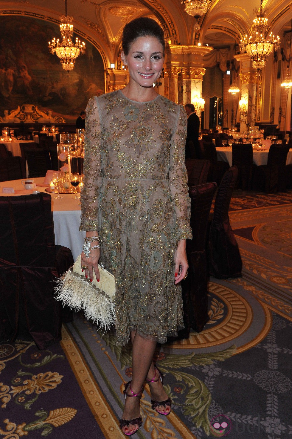 Olivia Palermo en la gala Montblanc celebrada en Mónaco