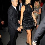 George Clooney y su novia Stacy Keibler en el Festival de Cine de Toronto