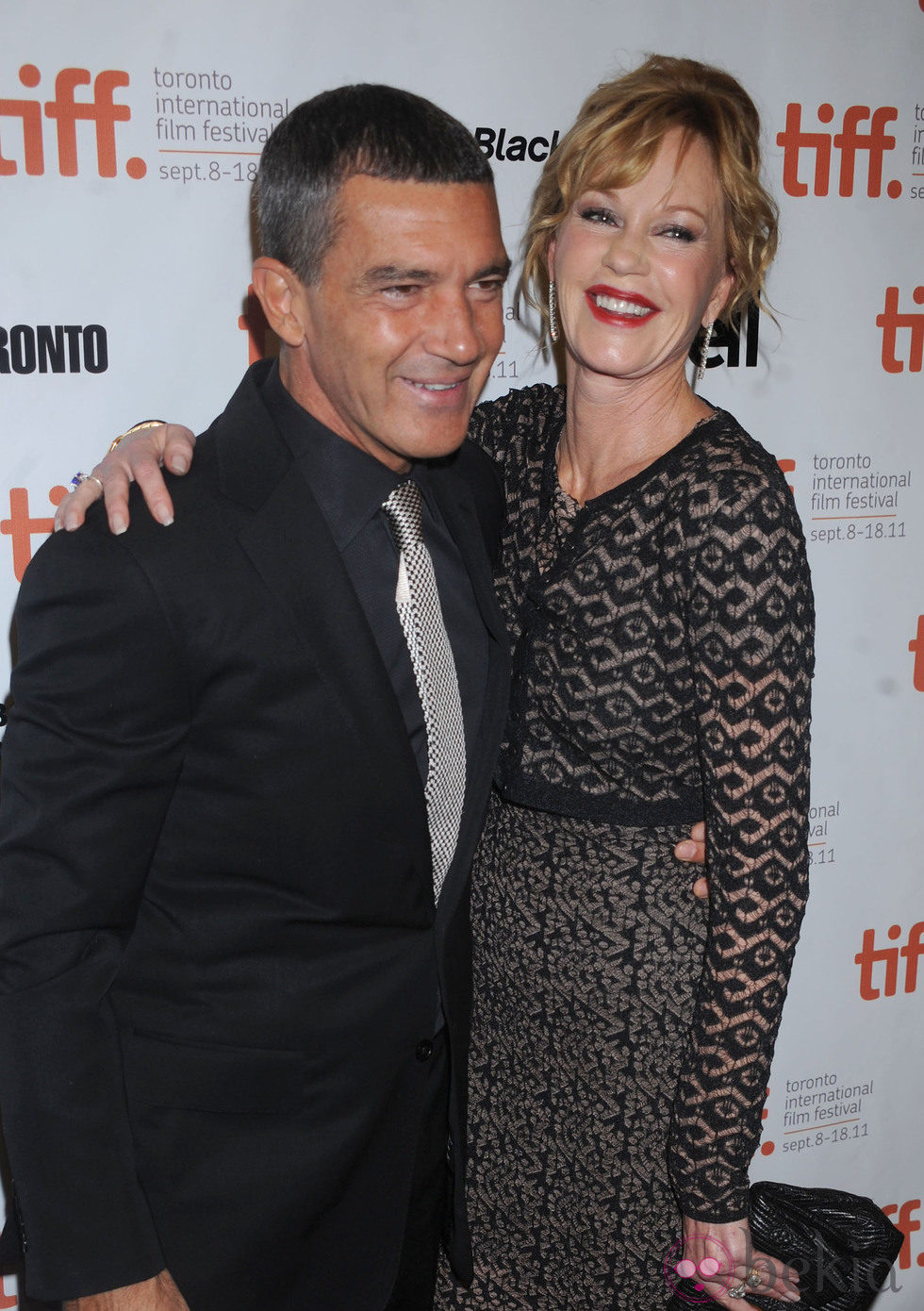 Antonio Banderas y Melanie Griffith a su llegada al Festival de Cine de Toronto