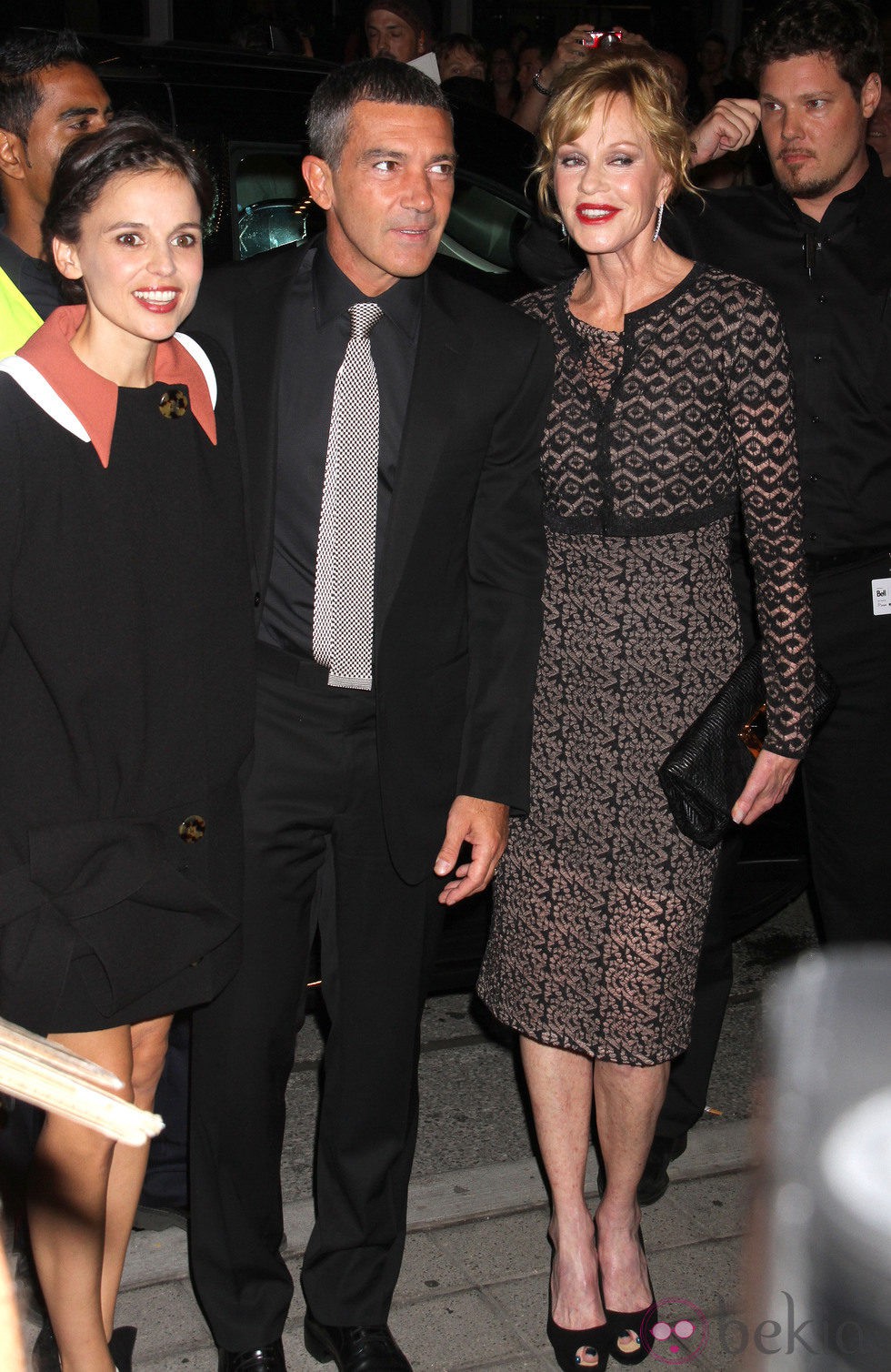 Elena Anaya, Antonio Banderas y Melanie Griffith en el Festival de Cine de Toronto