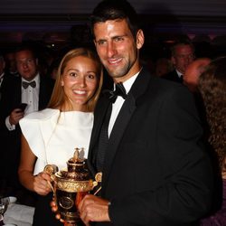 Jelena Ristic, la novia de Djokovic en Wimbledon