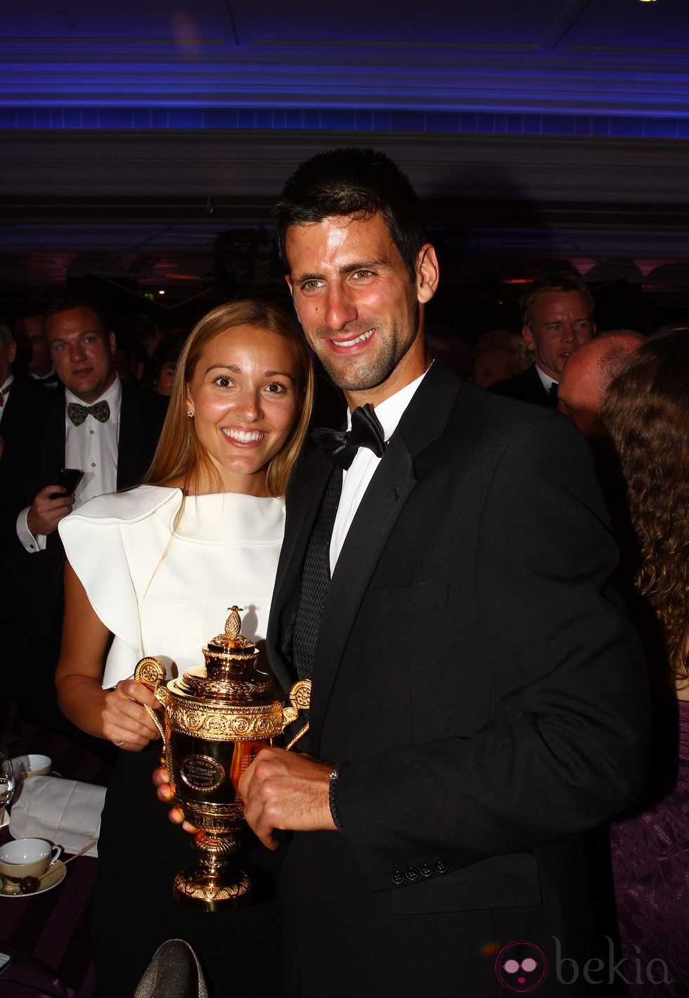 Jelena Ristic, la novia de Djokovic en Wimbledon