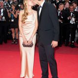Djokovic y su novia Jelena Ristic en el Festival de Cannes