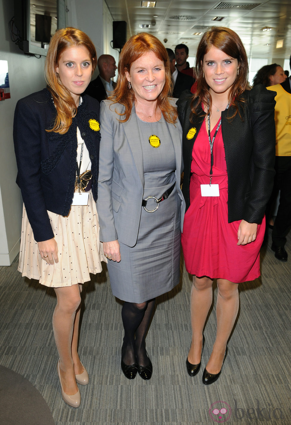 Sarah Ferguson y las Princesas de York en la BGC Charity Day