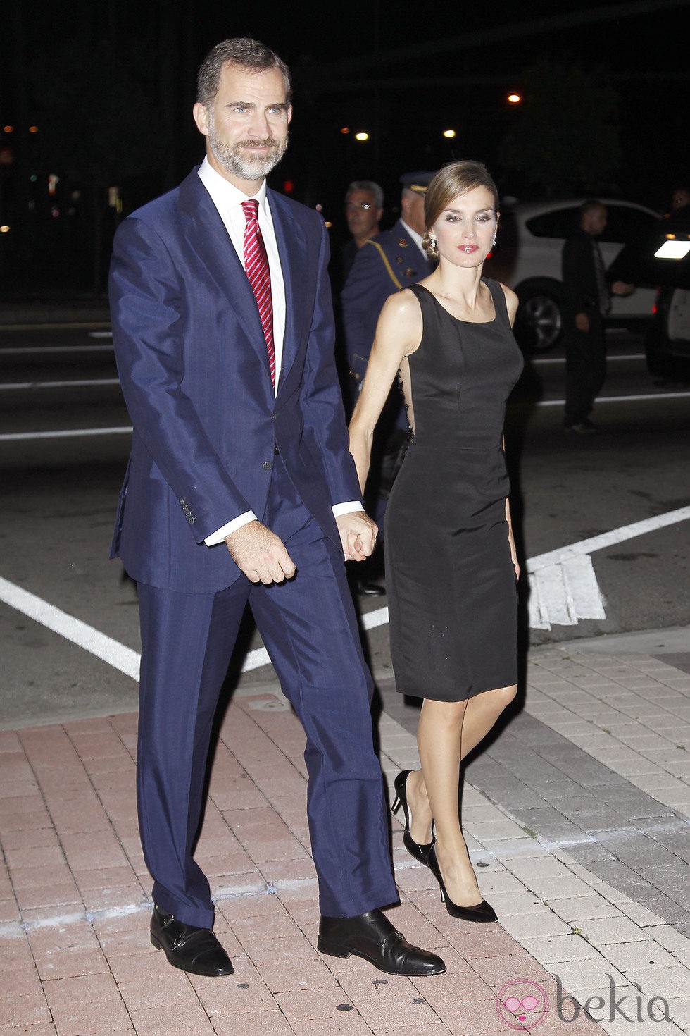 Los Príncipes Felipe y Letizia en la cena de la Fundación España-Florida en Miami