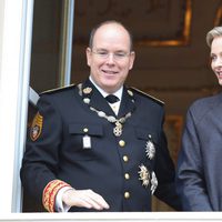 Los Príncipes Alberto y Charlene en el Día Nacional de Mónaco 2013