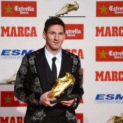 Leo Messi recoge la Bota de Oro 2013