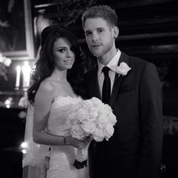 Cher Lloyd y Craig Monk el día de su boda