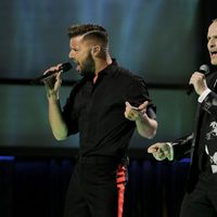 Miguel Bosé y Ricky Martin en los Grammy Latinos 2013