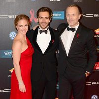 Genoveva Casanova, Marc Clotet y Miguel Bosé en la gala contra el Sida 2013