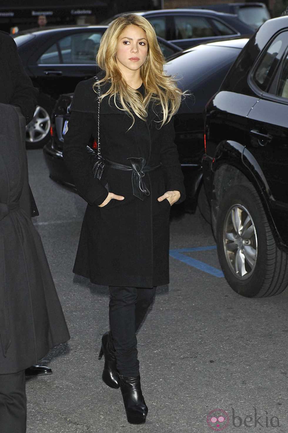 Shakira en el funeral de Irene Vázquez