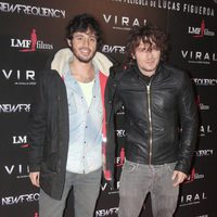 Javier Pereira y Aure Sánchez en el estreno de 'Viral'